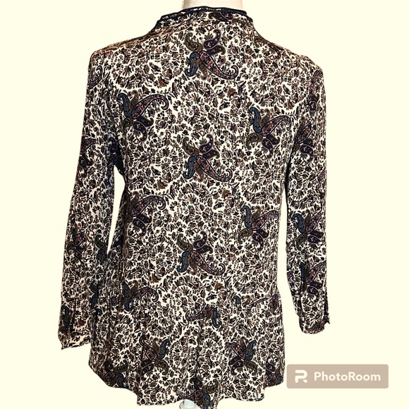 Zara Basics paisley pattern size medium - Picture 6 of 6